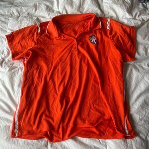 New York Mets Orange Antigua Women's Polo